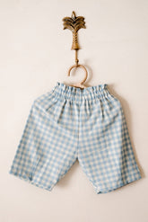 MINI VICHY TROUSERS (Blue)